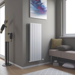 Ximax Oceanus Duplex 1200mm x 445mm 2785BTU White Vertical Designer Radiator