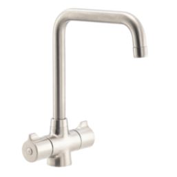 Streame by Abode Crescendo Quad Dual-Lever Mono Mixer Brushed Nickel