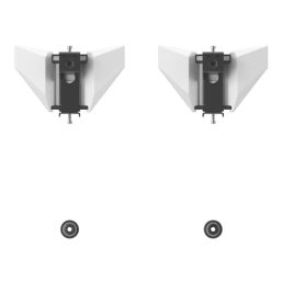 AVF  Premium Any Wall TV Mount (Flat to Wall) Fixed 37-100" 1 Pair
