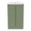 Newland  Double Door Floor Standing Vanity Unit with Basin Matt Sage Green 500mm x 450mm x 840mm