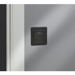 Knightsbridge  32A Key Card Switch Matt Black with Black Inserts