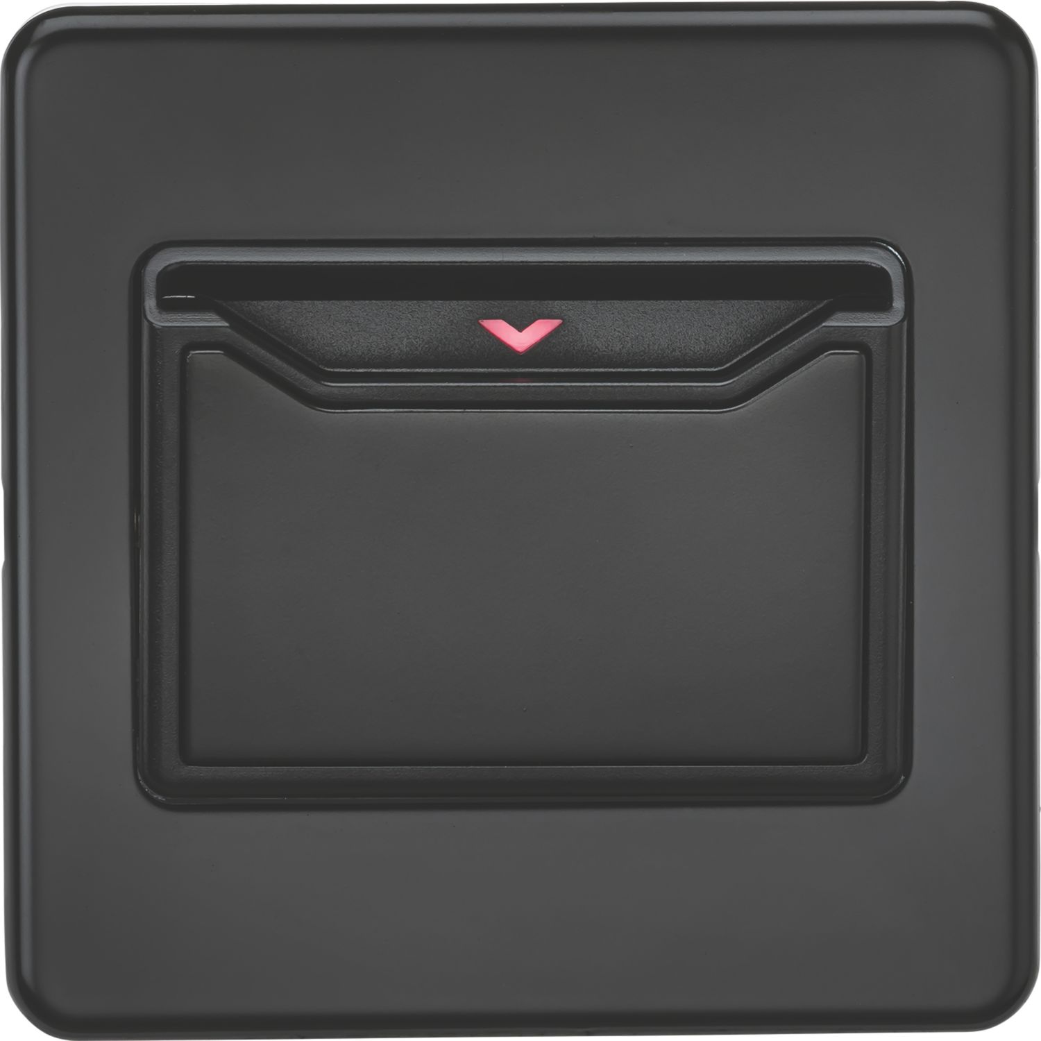 Knightsbridge 32A Key Card Switch Matt Black with Black Inserts (608TY)
