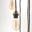 Quay Design Cable Set 5-Light Pendant Antique Brass