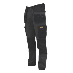DEWALT Albany Work Trousers Black 38" W 31" L