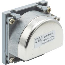 British General  Duplex Modular TV & Satellite Socket Grey