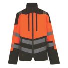 Regatta Hi Vis XPro 3 Layer Softshell  Jacket Black/Orange Medium 40" Chest