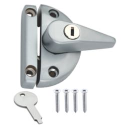Smith & Locke Sash Window Fastener Polished Chrome 80mm x 58mm