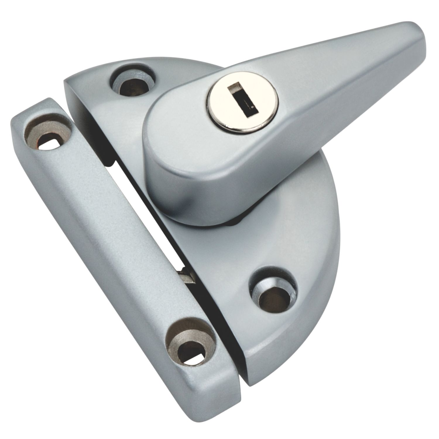 Smith & Locke Sash Window Fastener Polished Chrome 80mm x 58mm (608YX)