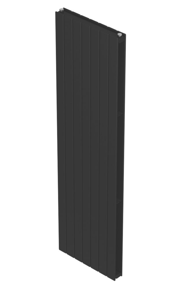Flomasta 1500mm x 578mm 5237BTU Matt Charcoal Vertical Designer Radiator