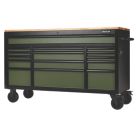 Bunker  15-Drawer Trolley Green
