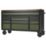 Bunker  15-Drawer Trolley Green