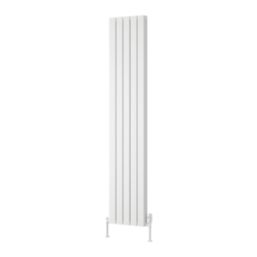 Reina Piatto Double 1800mm x 370mm 3980BTU White Vertical Designer Radiator
