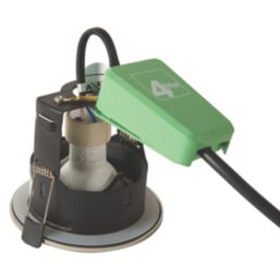 4lite  Tilt  Fire Rated LED Smart Downlights Brushed Chrome 5W 440lm 6 Pack