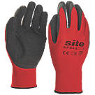 Site 440 Superlight Latex Gripper Gloves Red / Black Medium