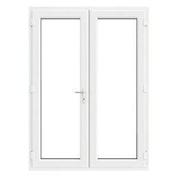 Crystal  White Triple-Glazed uPVC French Door Set 2090mm x 1490mm