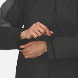 Regatta Defender III Womens 3 in 1 Jacket Black/Seal Grey Size 14