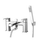 ETAL Lanza Polished Chrome 174mm Deck Mounted Dual Control Manual Shower Mixer Tap