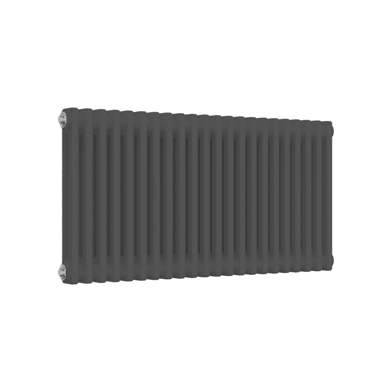 Reina 500mm x 1010mm 2753BTU Anthracite Horizontal 2 Column Radiator (609LG)