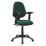 Nautilus Designs Java 300 Medium Back Task/Operator Chair Height Adjustable Arms Green