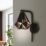 Eglo Carlton 4 Wall Light Black