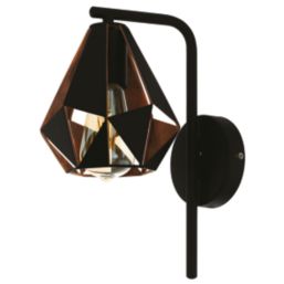 Eglo Carlton 4 Wall Light Black