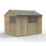 Forest Beckwood 9' 6" x 8' (Nominal) Reverse Apex Shiplap Timber Shed