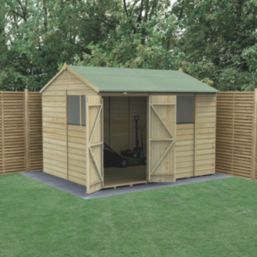 Forest Beckwood 9' 6" x 8' (Nominal) Reverse Apex Shiplap Timber Shed
