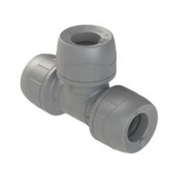 PolyPlumb Enhanced  Plastic Push-Fit Equal Tee 15mm