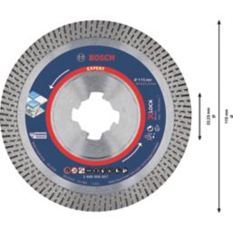 Bosch Expert X-Lock Multi-Material Diamond Cutting Disc 115mm