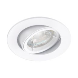 Saxby Cast Tilt  Recessed Downlight Matt White