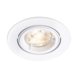 Saxby Cast Tilt  Recessed Downlight Matt White