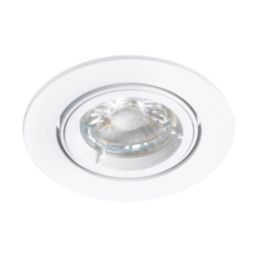 Saxby Cast Tilt  Recessed Downlight Matt White