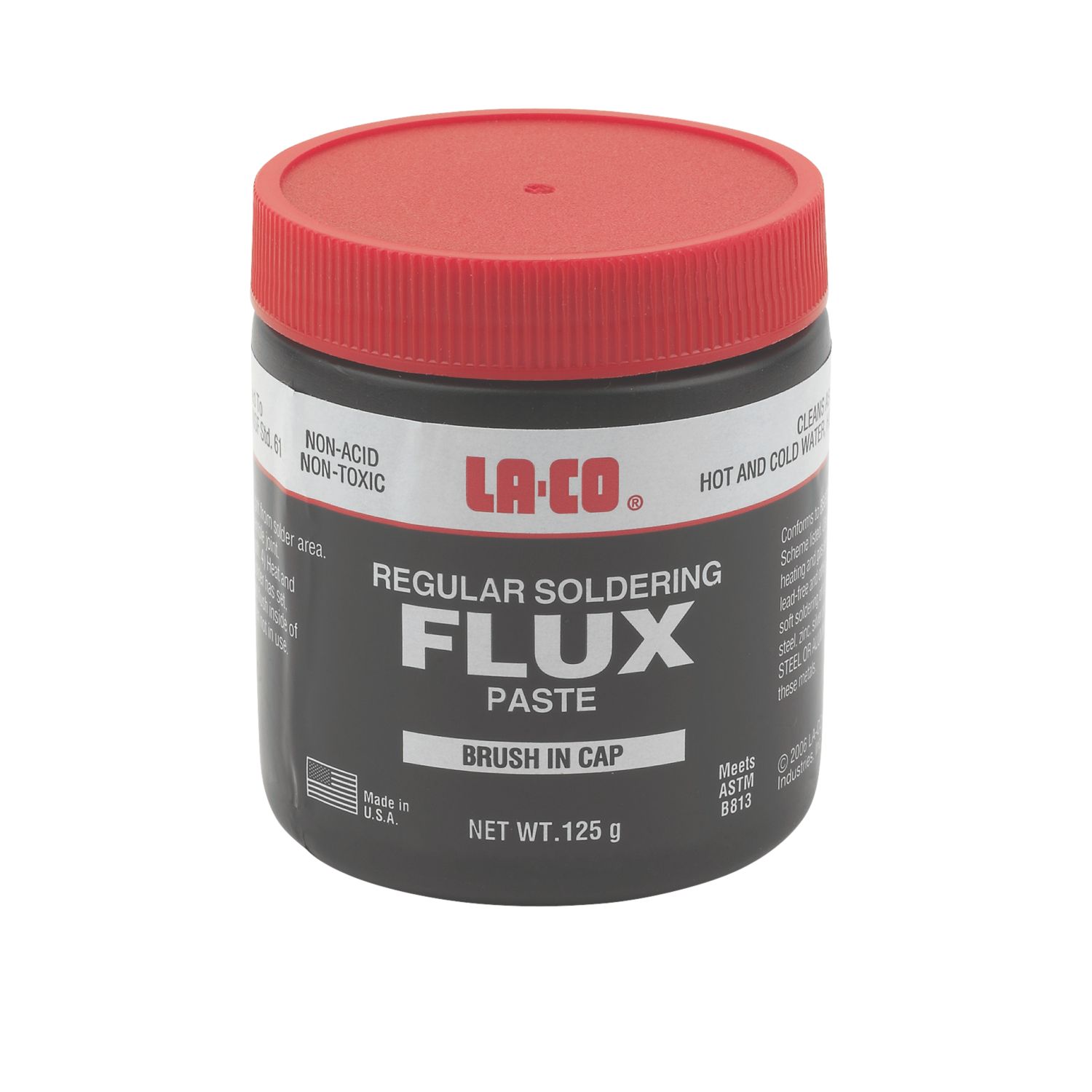 La-Co Flux Paste with Brush in Cap 125g (61072)