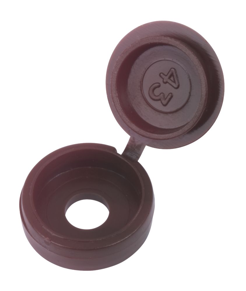 6-8ga Screw Caps Brown 100 Pack