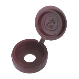 Essentials 6-8ga Screw Caps Brown 100 Pack