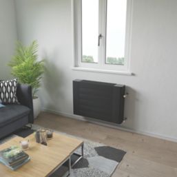 Ximax 600mm x 880mm 3184BTU Black Type 22 LST Convector Radiator