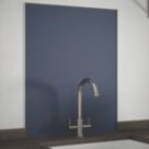 Country Living  Peacock Blue Kitchen Splashback 600mm x 750mm x 6mm