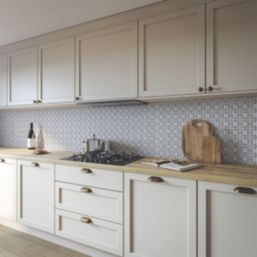 Wilsonart Florence Black & White Splashback 3050mm x 750mm x 4mm