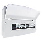 MK Sentry  16-Module 11-Way Populated High Integrity SPD Enclosure Kit Consumer Unit with SPD