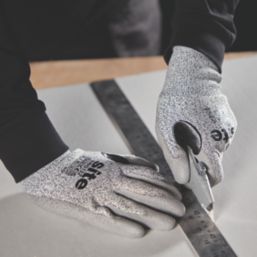 Site  Cut-Resistant Gloves Grey/Black Large