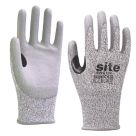Site  Cut-Resistant Gloves Grey/Black Large