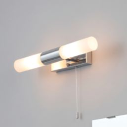 Spa Aries 360mm Bathroom Wall Light Chrome