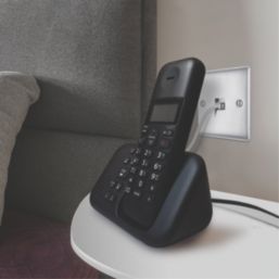 British General Nexus Metal 1-Gang Slave Telephone Socket Brushed Steel