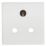 Knightsbridge  5A Unswitched Modular Socket White