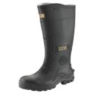 JCB Hydromaster Size 8  Black Steel Toe Cap Safety Wellies