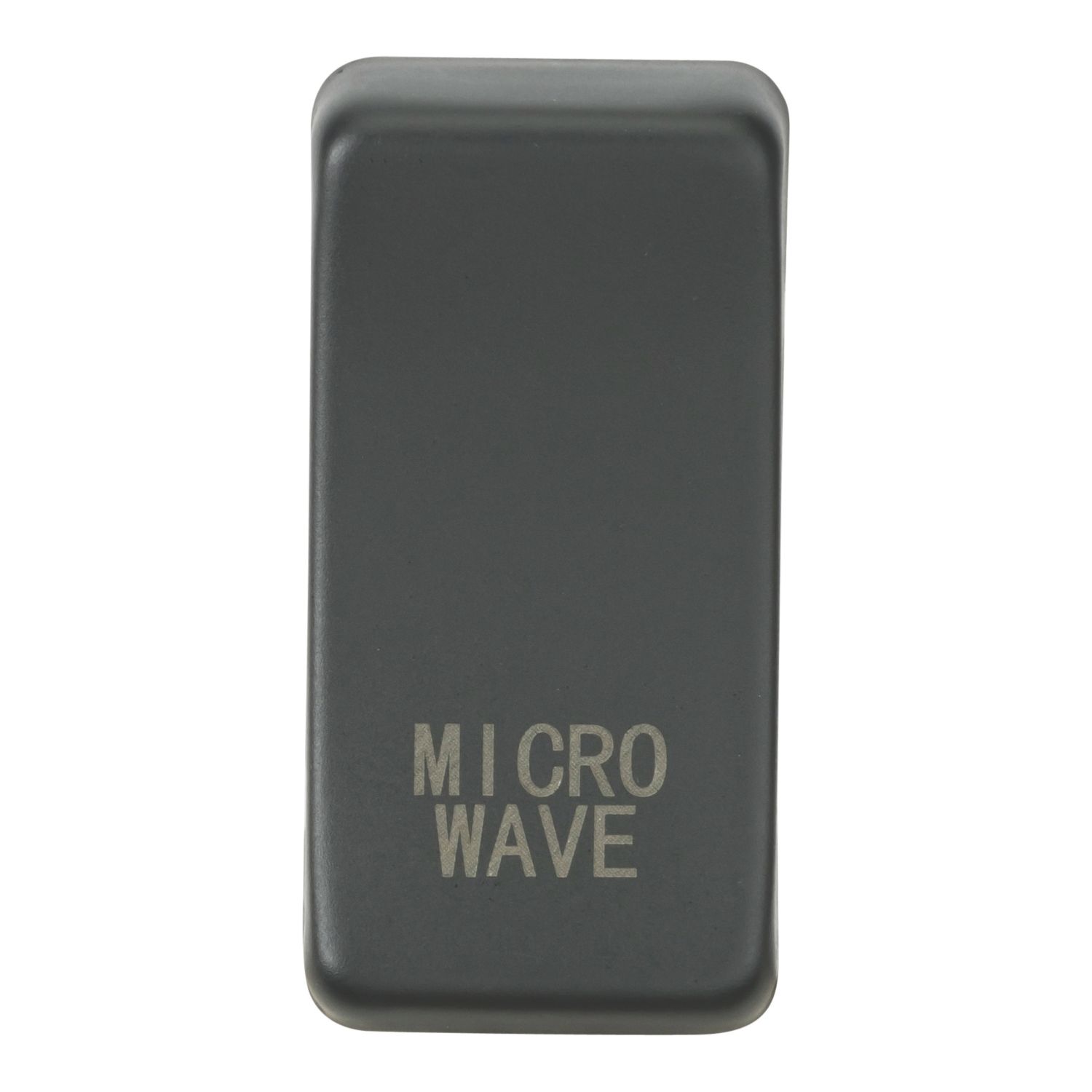 Knightsbridge 'MICROWAVE' Switch Cover Anthracite (611CT)