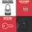 Master Lock PK1EURT Keyed Alike All-Weather   Elite Laminated Padlock  Silver & Black 45mm 2 Pack