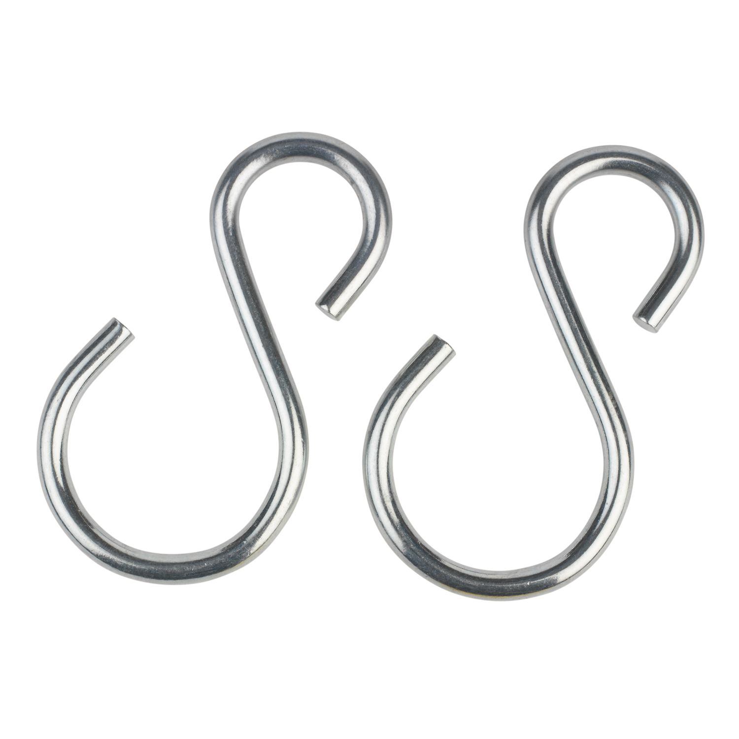 Essentials S-Hooks Steel 90 x 6mm 2 Pack (611FE)