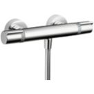 Hansgrohe Versostat Exposed Single Outlet Thermostatic Chrome Mixer Shower Valve