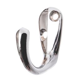 Smith & Locke Robe Hooks Polished Chrome 48mm 5 Pack